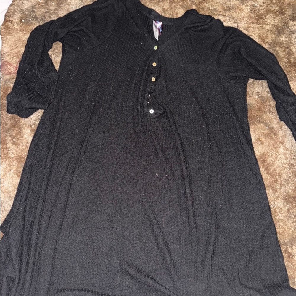 Adore Me Black Pajama Top